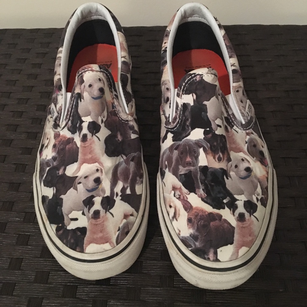 Vans Women's Sneakers with Dog Print